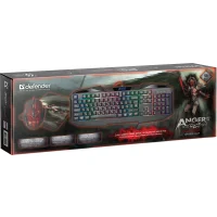 Комплект клавиатура + мышь с ковриком Defender Anger MKP-019 RU фото 4